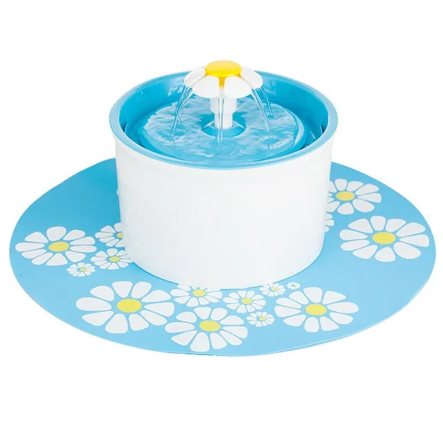 1.6L 3 Colors Automatic Cat Water Fountain For Pets