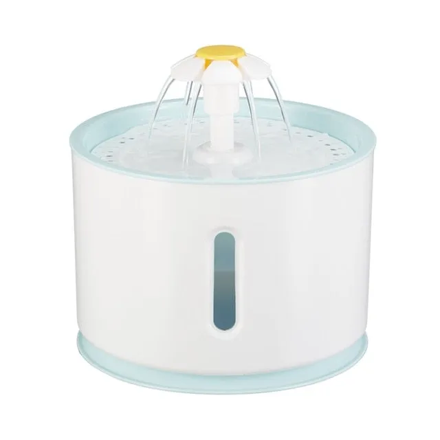 1.6L 3 Colors Automatic Cat Water Fountain For Pets