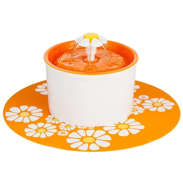 1.6L 3 Colors Automatic Cat Water Fountain For Pets