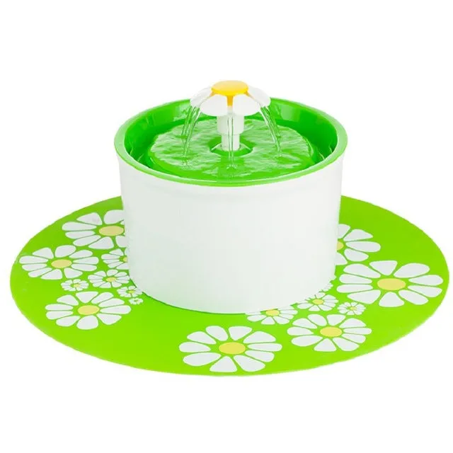 1.6L 3 Colors Automatic Cat Water Fountain For Pets