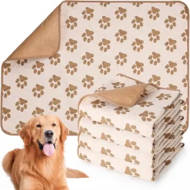 34x24 Inches Washable Dog Pee Pads | Anti-Slip Waterproof Pet Training Mats with High Absorbency for Puppies & Elderly Dogs | Protect Floors, Furniture & Car Seats | Polyester Material (L)