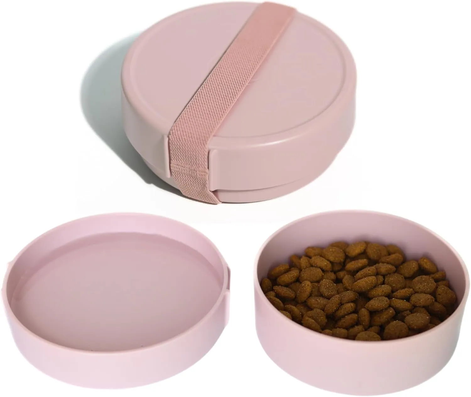 Barkin' Trails Travel Dog Bowls - Portable, BPA-Free Dog Food and Water Bowl Set for Outdoor Use and Camping