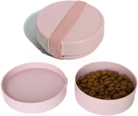 Barkin' Trails Travel Dog Bowls - Portable, BPA-Free Dog Food and Water Bowl Set for Outdoor Use and Camping