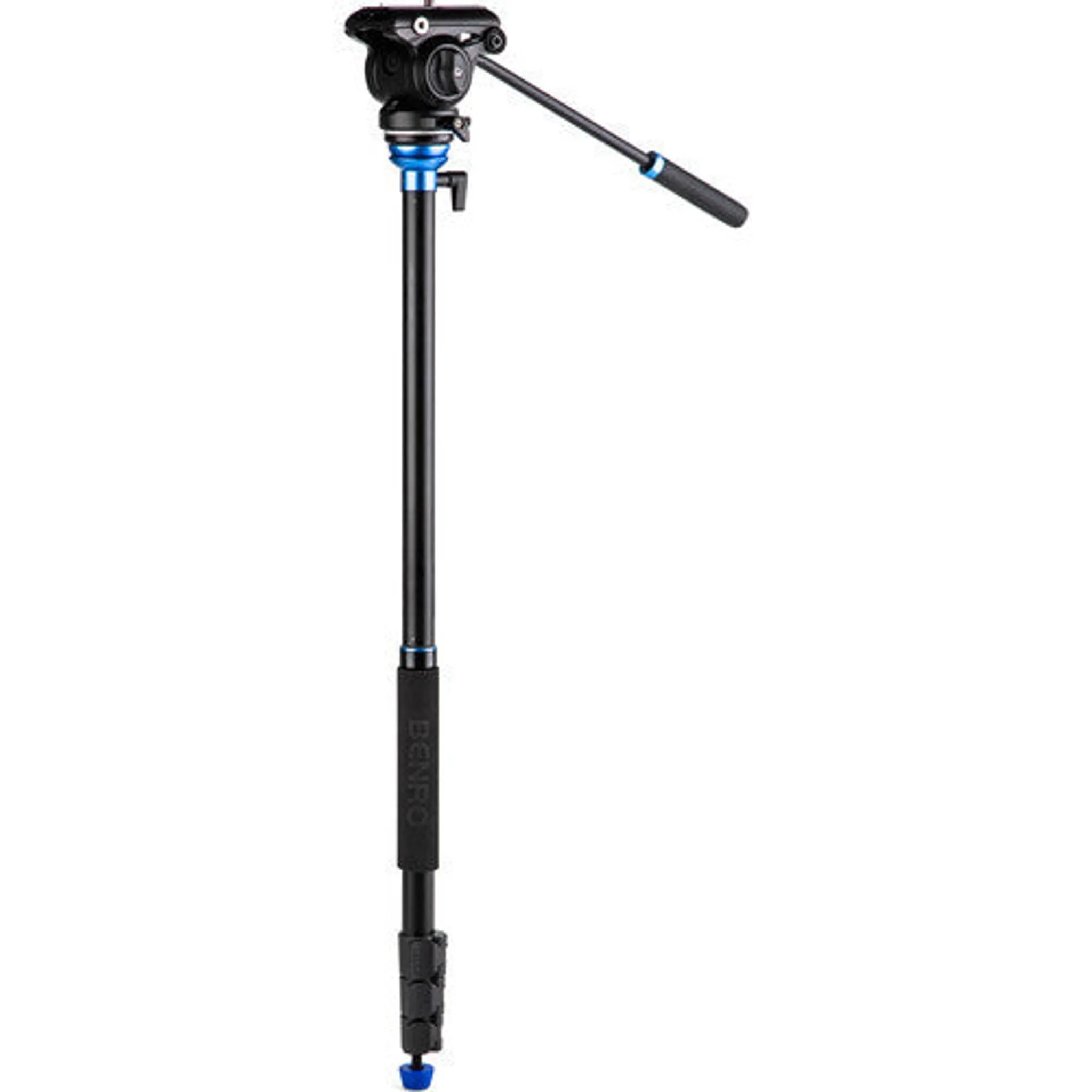 Benro A2883F Aero4 Travel Video Tripod Kit, Aluminium, Leveling Column, Flip Lock, S4PRO Head, QR4PRO Plate