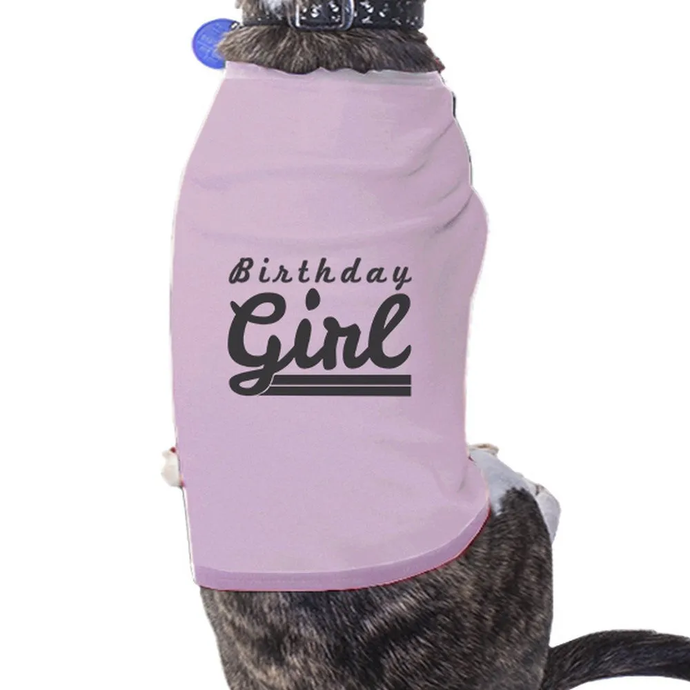 Birthday Girl Pets Pink Shirt