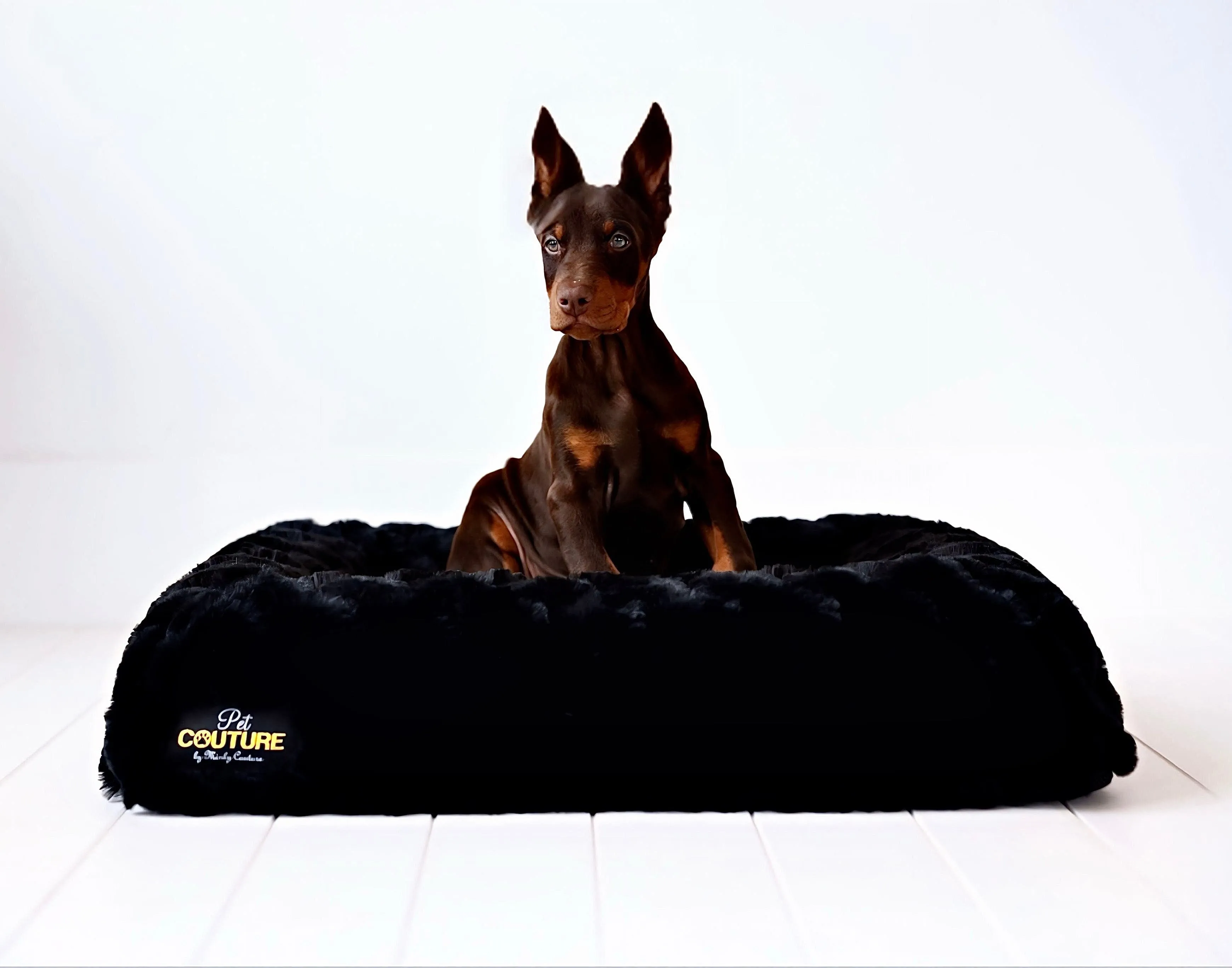Black Crinkle Pet Bed