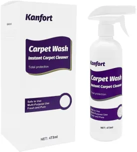 Carpet Stain Remover Spray  Deep Cleaning Foam for Rugs, Upholstery & Car Interiors  No-Rinse Formula, Lifts Dirt & Odors Instantly, Safe for Homes with Kids & Pets