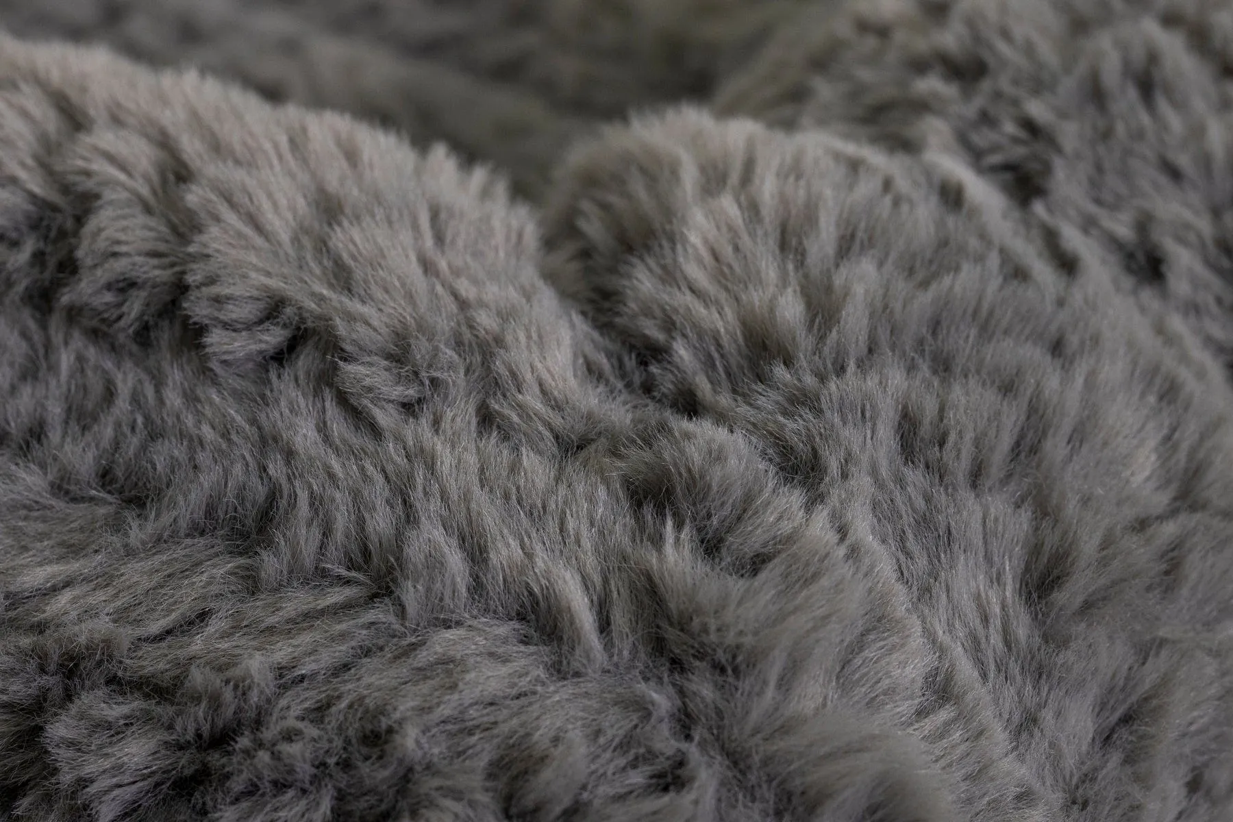 Charcoal Plume Pet Bed
