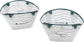 Coghlan's Snapfold Bowls 2-Pack  Collapsible, Lightweight and Leakproof For Camping, Hiking, Travel, Picnics, and Outdoor Adventures, BPA-Free, Foldable Space-Saving Design for Easy Storage