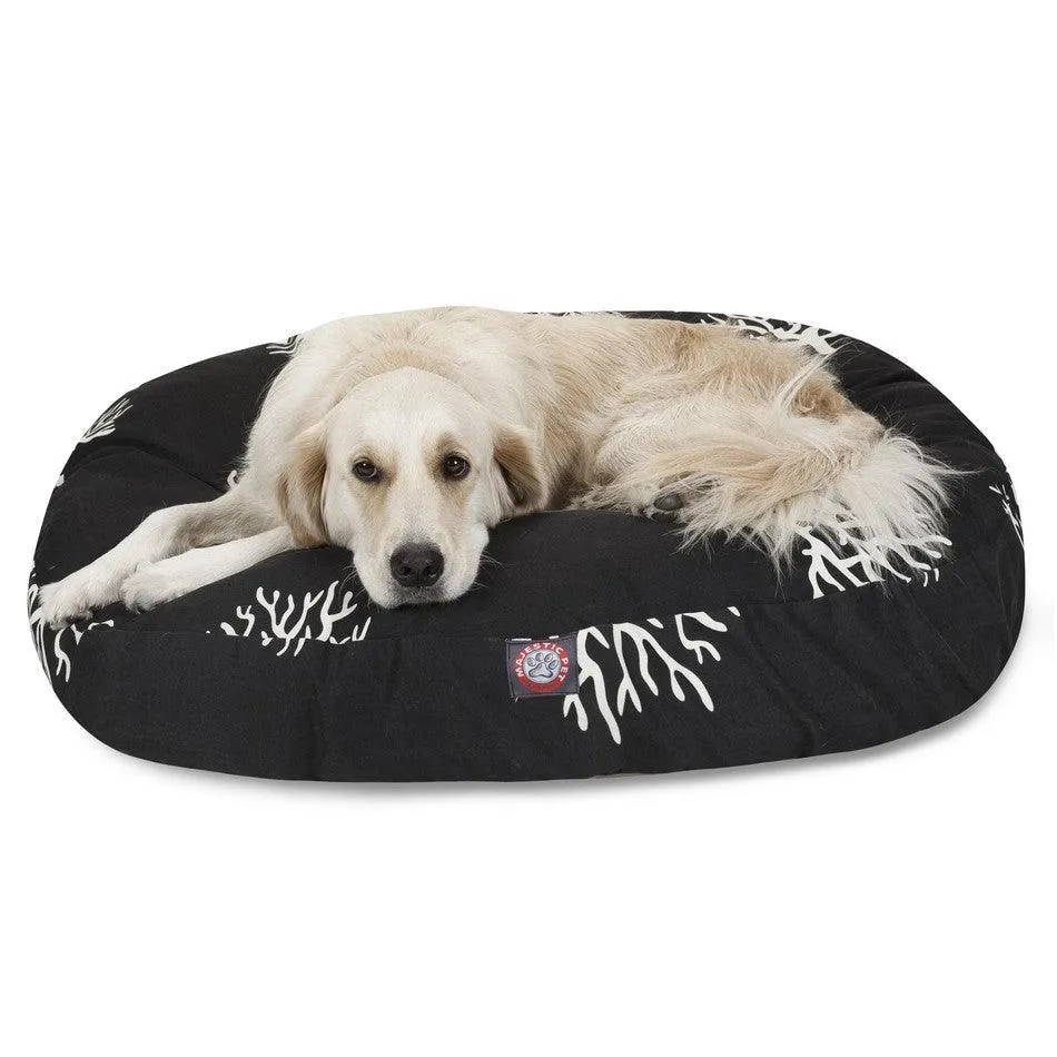 Coral Round Dog Bed