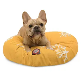 Coral Round Dog Bed