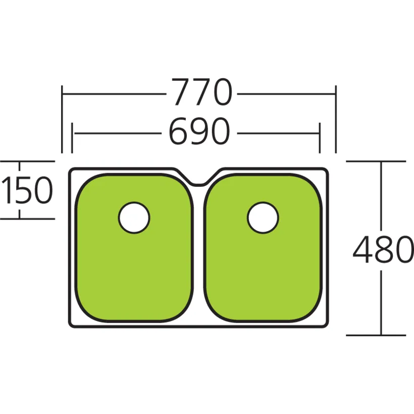 Diaz Double Bowl Undermount Sink