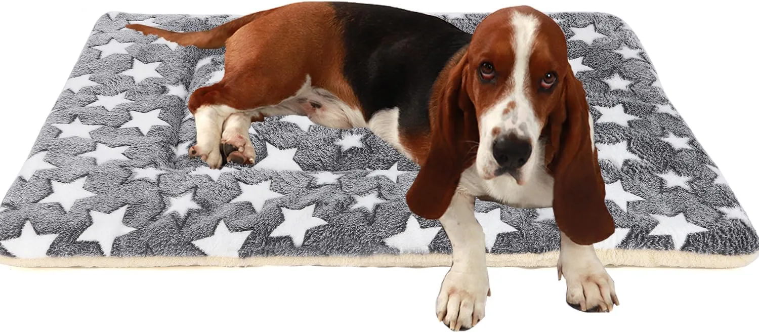 Dog Bed Pet Mat Machine Washable Grey (39x28x1.5in)
