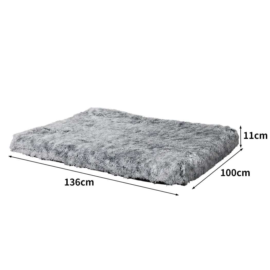 Dog Mat Pet Calming Bed Memory Foam Orthopedic with Washable Removable Cover - XL