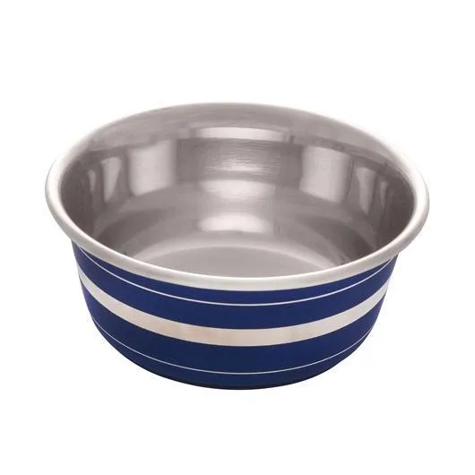 DogIt Stainless Steel Non-Skid Bowl Stripe
