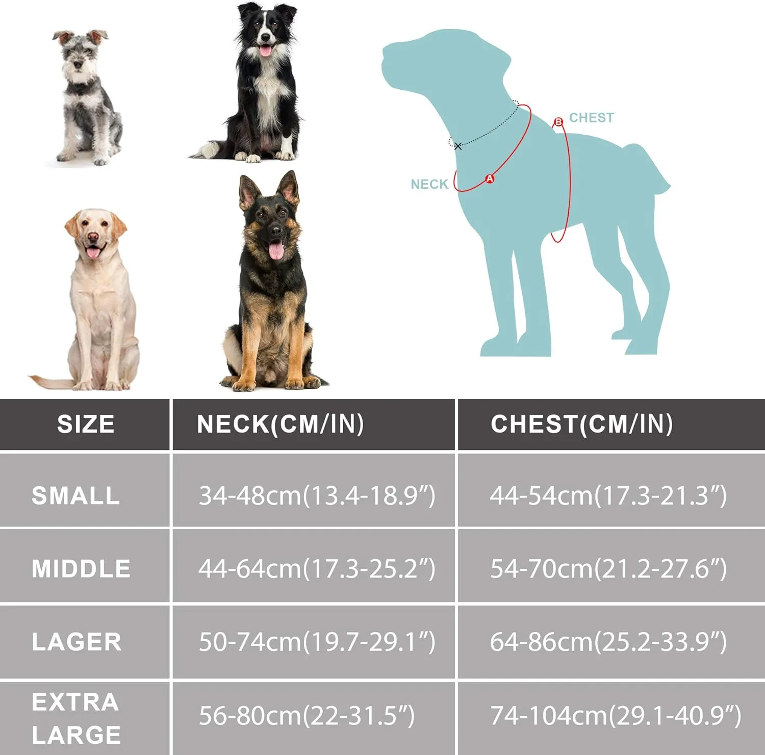 Fida Dog Harness, Multi-Functional No-Pull Pet Vest Harness with Saddle Bags Backpack, Front Leash Clip, Adjustable Soft Padded Reflective No-Choke Dog Vest Heavy Duty for Large Dog, L, Black