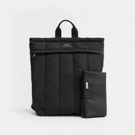 Finnsøn RAE Eco Changing Backpack With Changing Mat - Black