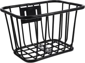 Kisangel Bicycle Basket Front Bike Basket Kids Scooter Front Basket Thicken Bike Basket for Convenient Iron Cycling Storage Part