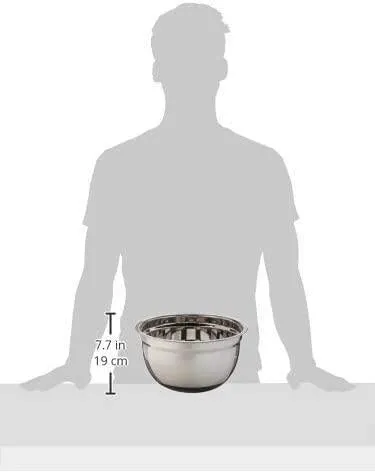 Kuchenprofi 5 Qt Mixing Bowl - Non-Slip (Stainless Steel)