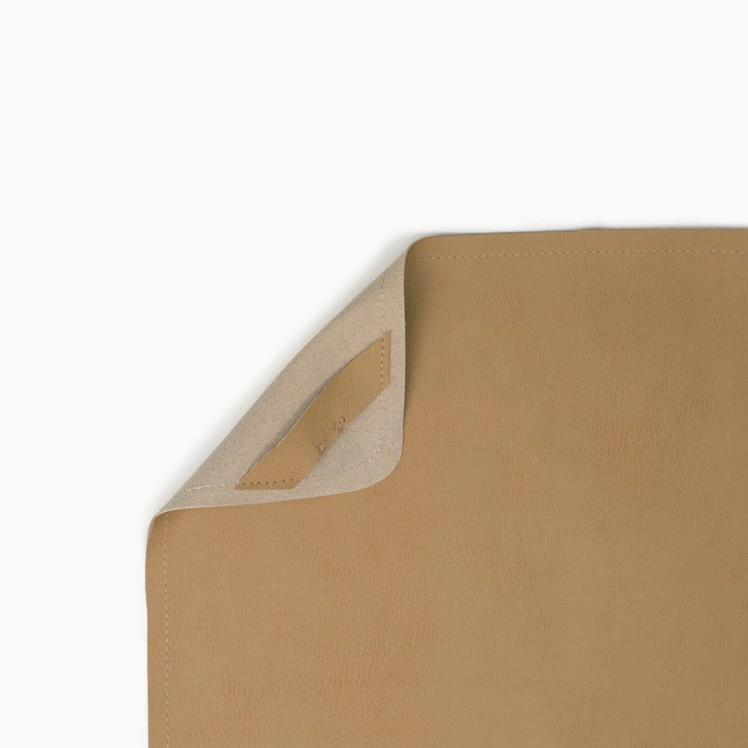 Leather Micro  Changing Mat - Camel by Gathre