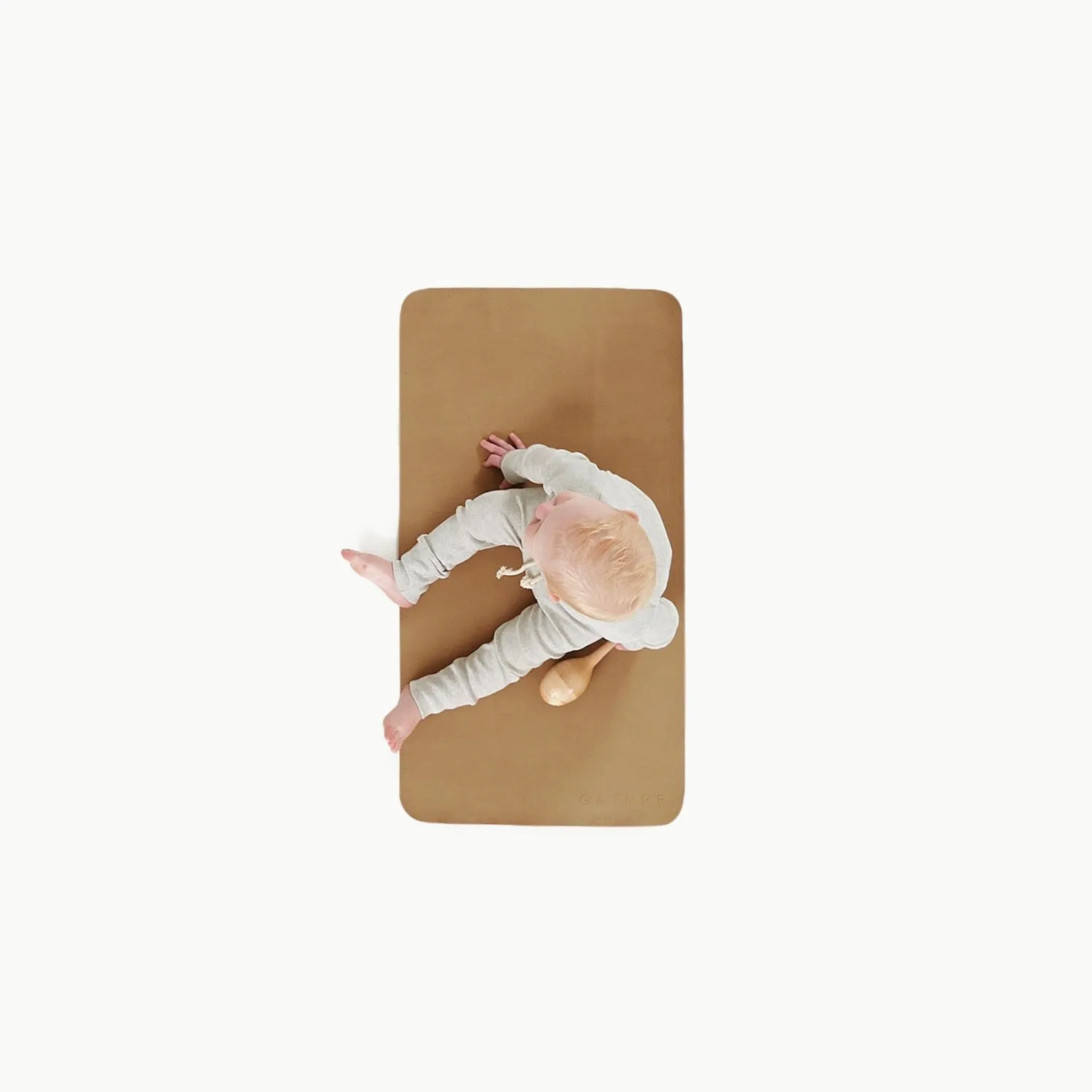 Leather Micro  Changing Mat - Camel by Gathre