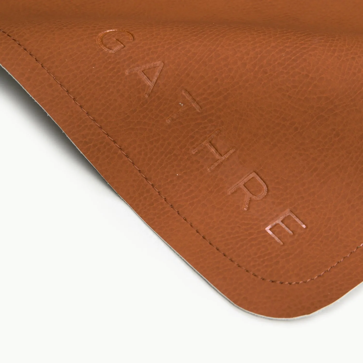 Leather Micro Changing Mat - Ginger by Gathre