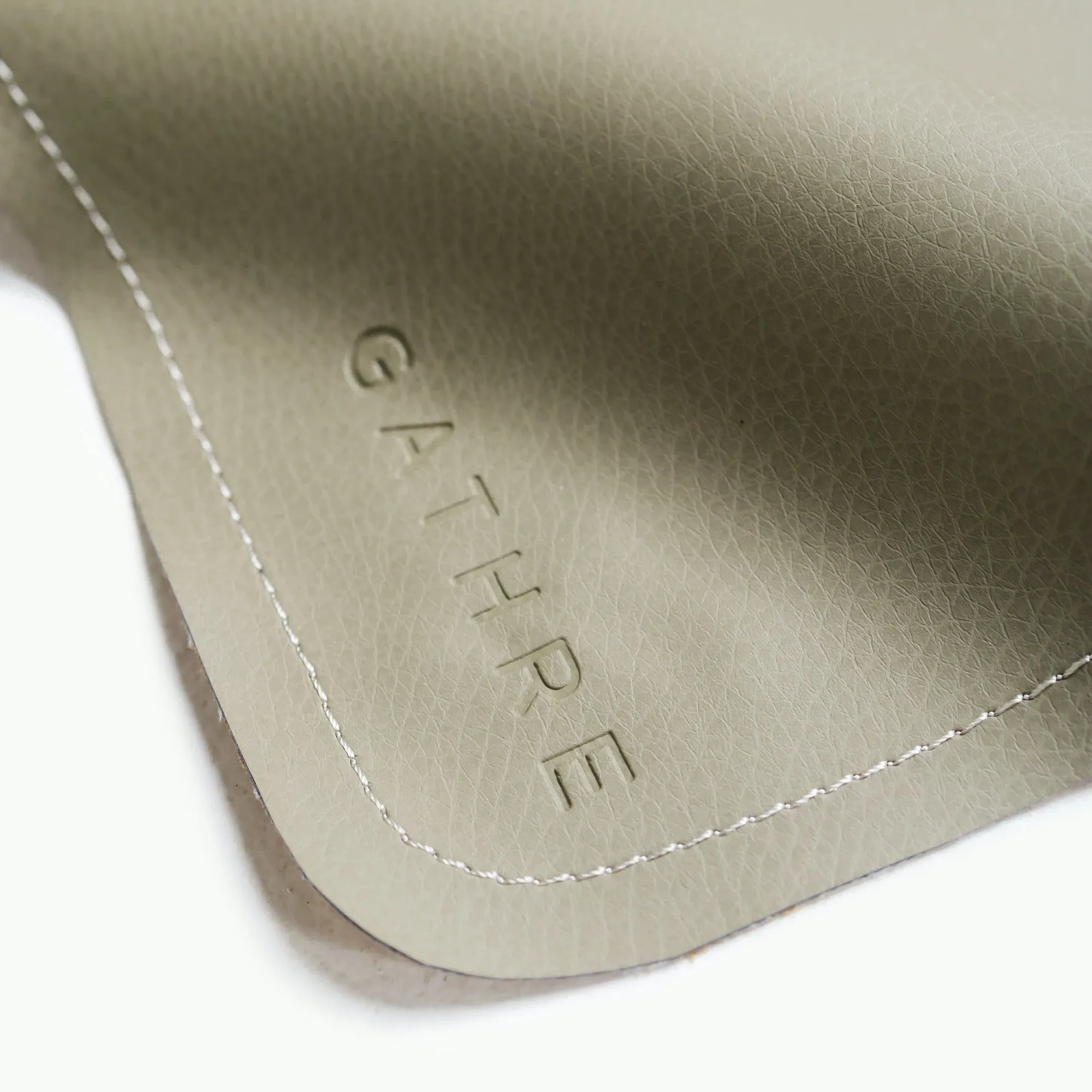 Leather Micro  Changing Mat - Grove by Gathre