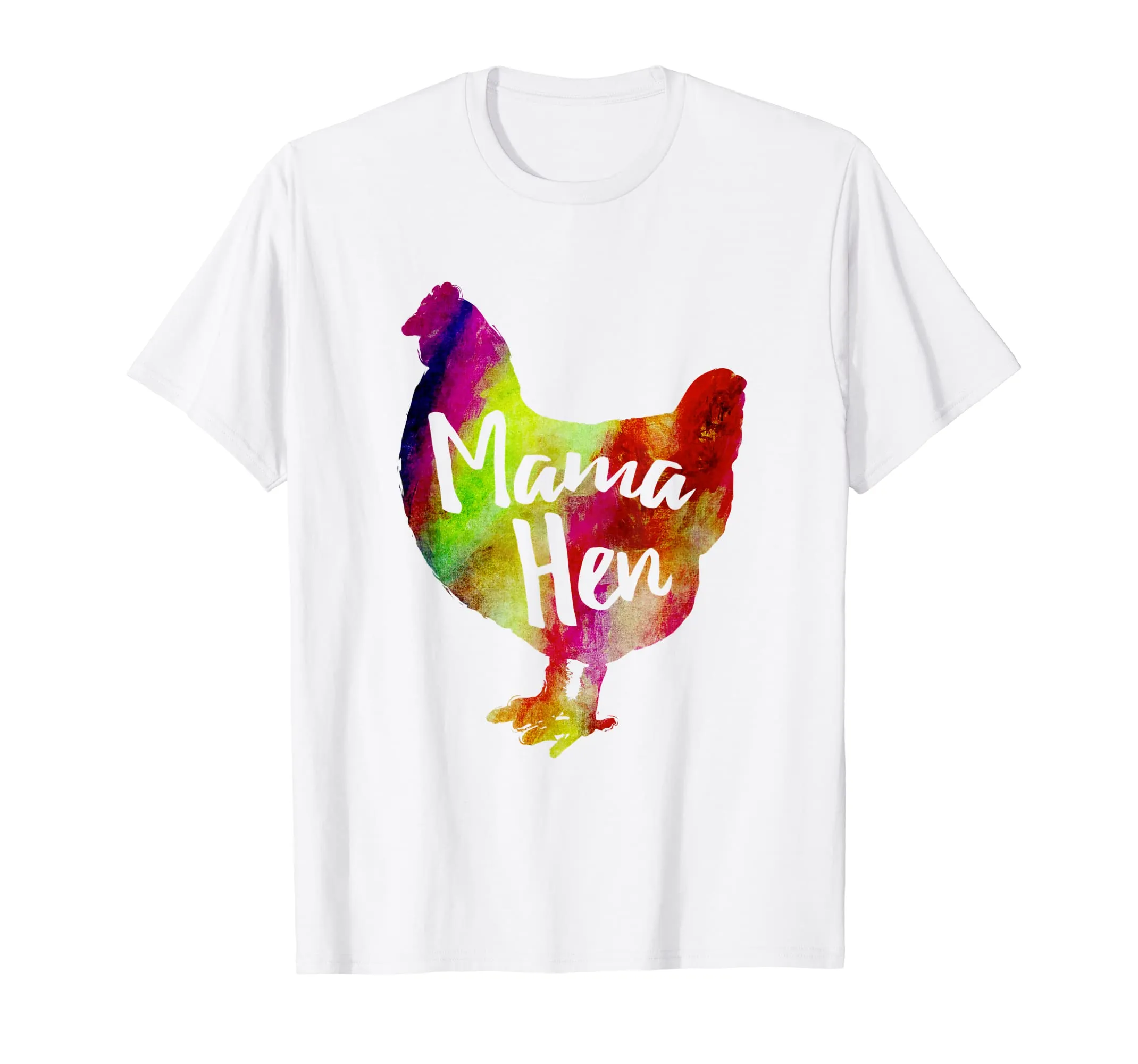 Mama Hen Shirt Farmer Colorful Chicken Pet Mother Tshirt