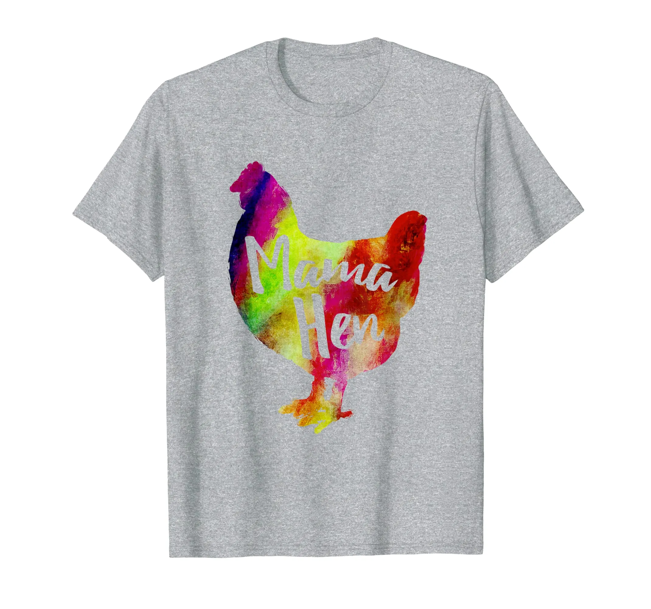 Mama Hen Shirt Farmer Colorful Chicken Pet Mother Tshirt