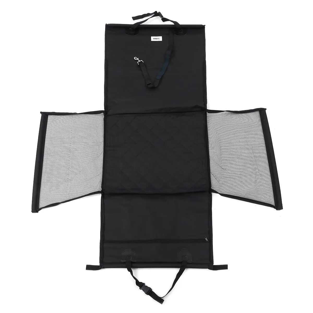 MATCC Car Rear Seat Covers Pet Mat Carrier Protector for Dogs with Seat Belt Waterproof Nonslip Dog Accessories Basket Hammock with Pocket