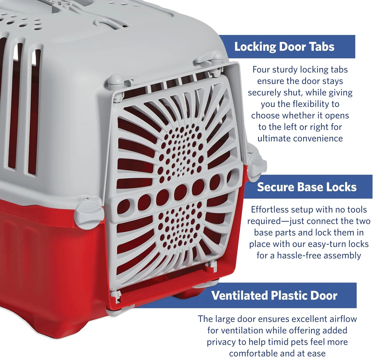 MidWest Spree Travel Pet Carrier | Hard-Sided Pet Kennel Ideal for "XS" Dog Breeds, Small Cats & Small Animals | Dog Carrier Measures 22.3L x 14.2 W x 15H - Inches| Great for Short Trips to the Vet