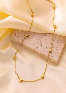 Mini Golden Heart Necklace