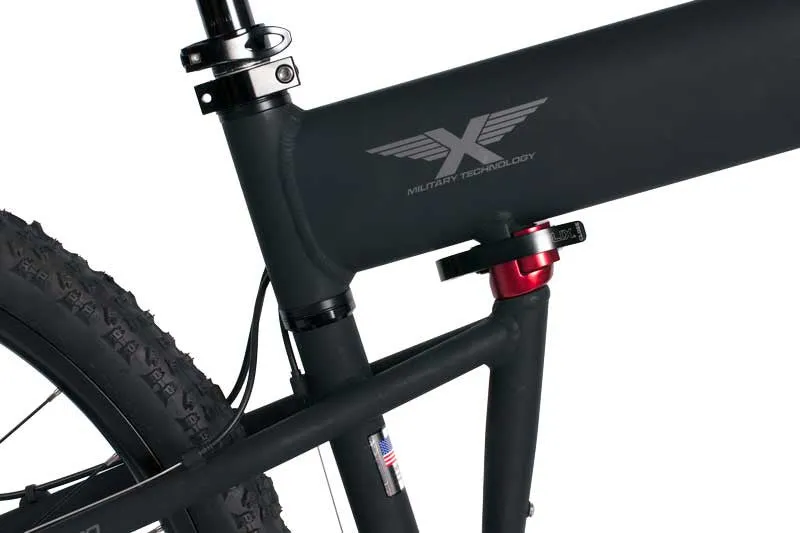 MONTAGUE Paratrooper Pro Folding Mountain Bike with RackStand