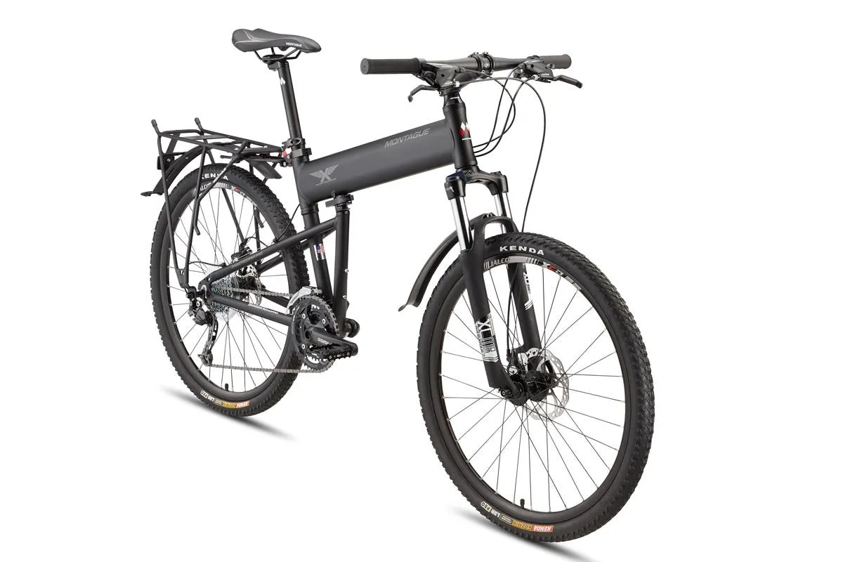 MONTAGUE Paratrooper Pro Folding Mountain Bike with RackStand