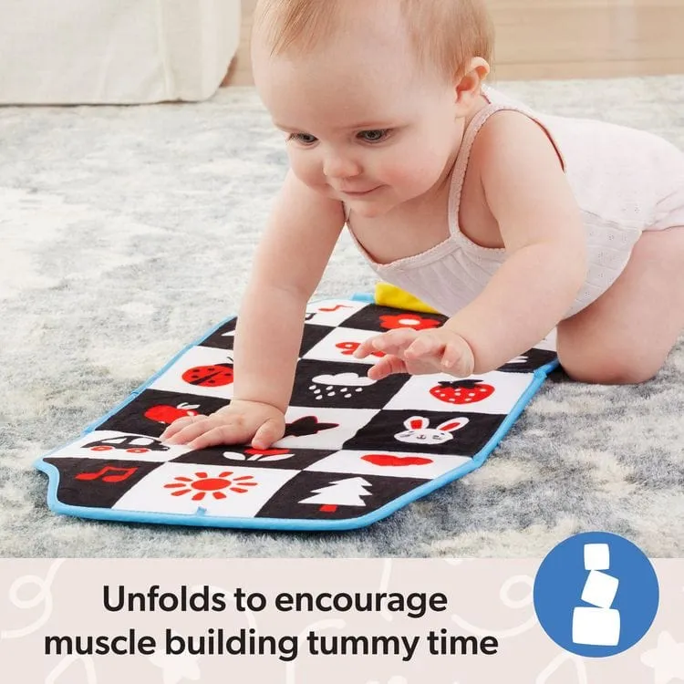 Ms. Rachel Official Tummy Time Activity Bus Folding Play Mat