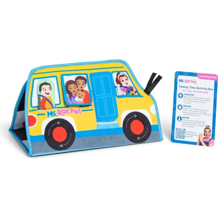 Ms. Rachel Official Tummy Time Activity Bus Folding Play Mat