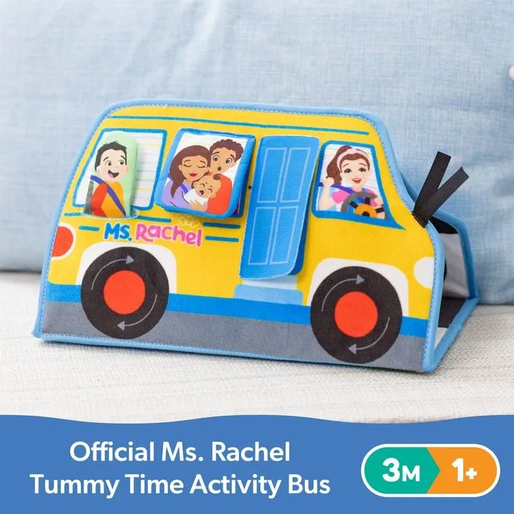 Ms. Rachel Official Tummy Time Activity Bus Folding Play Mat
