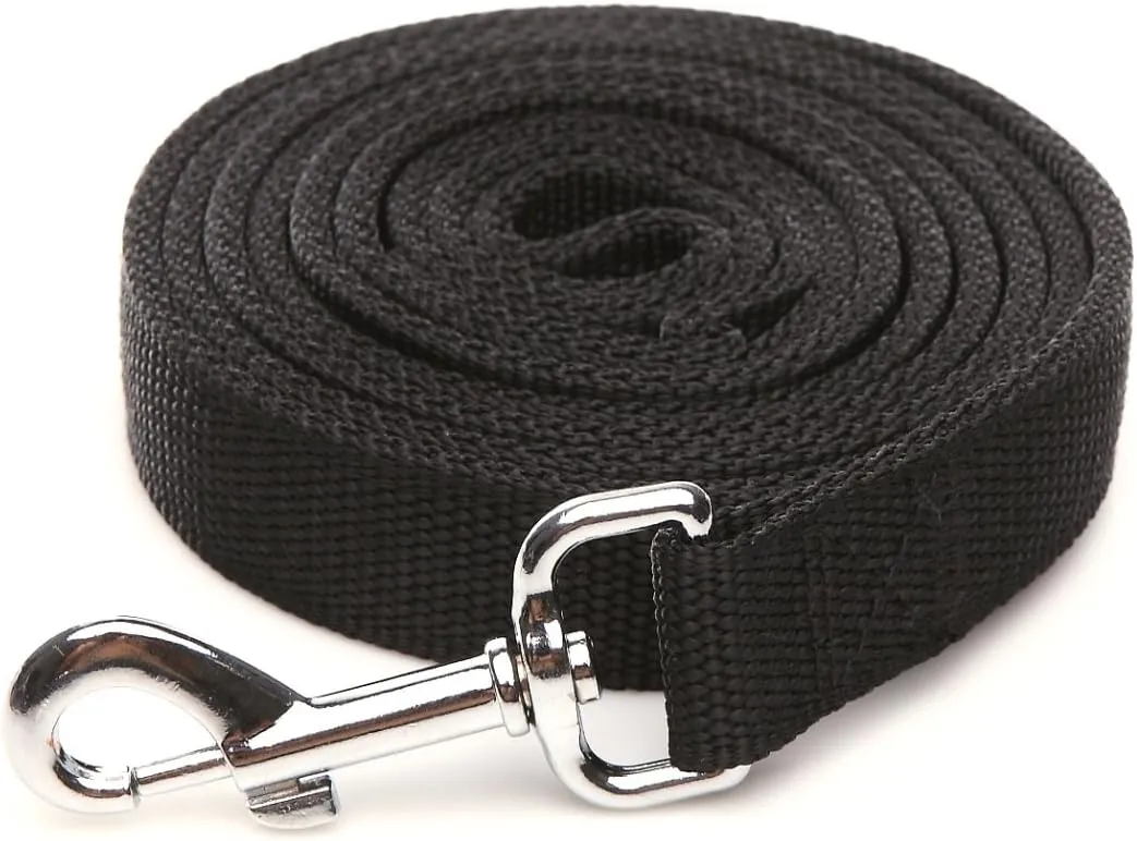 Nylon Dog Leash with 2-Layer, 4 FT/ 6 FT/ 7FT Long, 1 Inch Wide for Medium Large Dogs