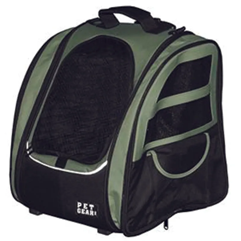 Pet Gear, I-GO2 (Traveler) 5-in-1 Pet Carrier [Backpack/Tote/Roller Bag/Car Seat]