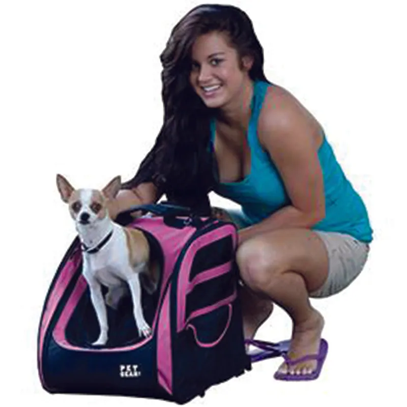 Pet Gear, I-GO2 (Traveler) 5-in-1 Pet Carrier [Backpack/Tote/Roller Bag/Car Seat]