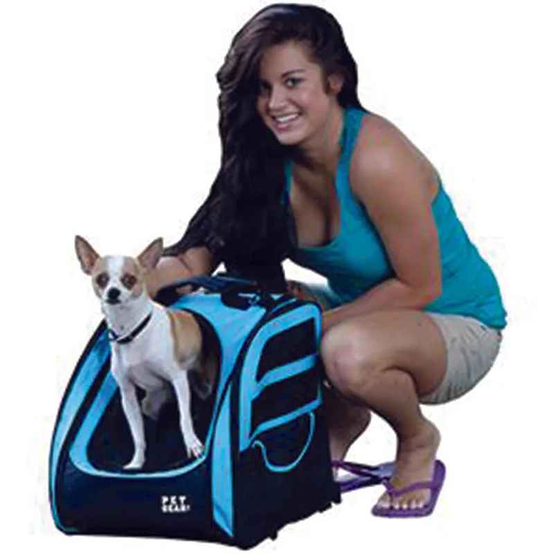 Pet Gear, I-GO2 (Traveler) 5-in-1 Pet Carrier [Backpack/Tote/Roller Bag/Car Seat]