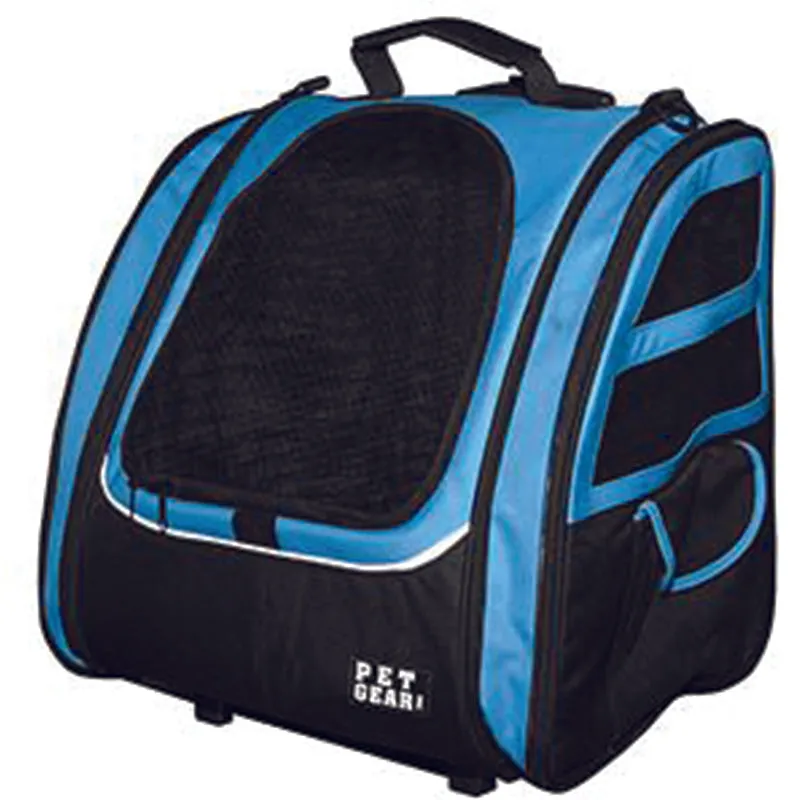 Pet Gear, I-GO2 (Traveler) 5-in-1 Pet Carrier [Backpack/Tote/Roller Bag/Car Seat]