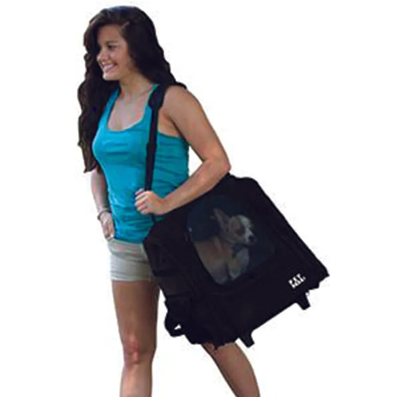 Pet Gear, I-GO2 (Traveler) 5-in-1 Pet Carrier [Backpack/Tote/Roller Bag/Car Seat]