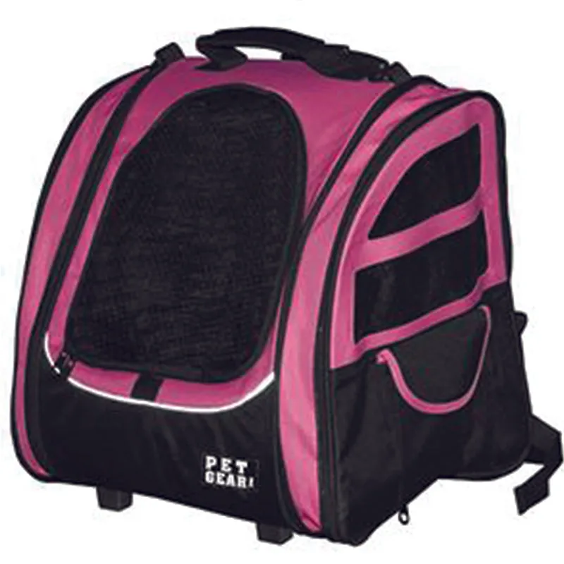 Pet Gear, I-GO2 (Traveler) 5-in-1 Pet Carrier [Backpack/Tote/Roller Bag/Car Seat]