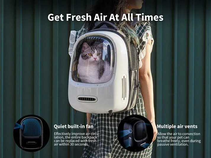 Petkit Xiaopei smart cat bag for outdoor use (with fan) in three colors
