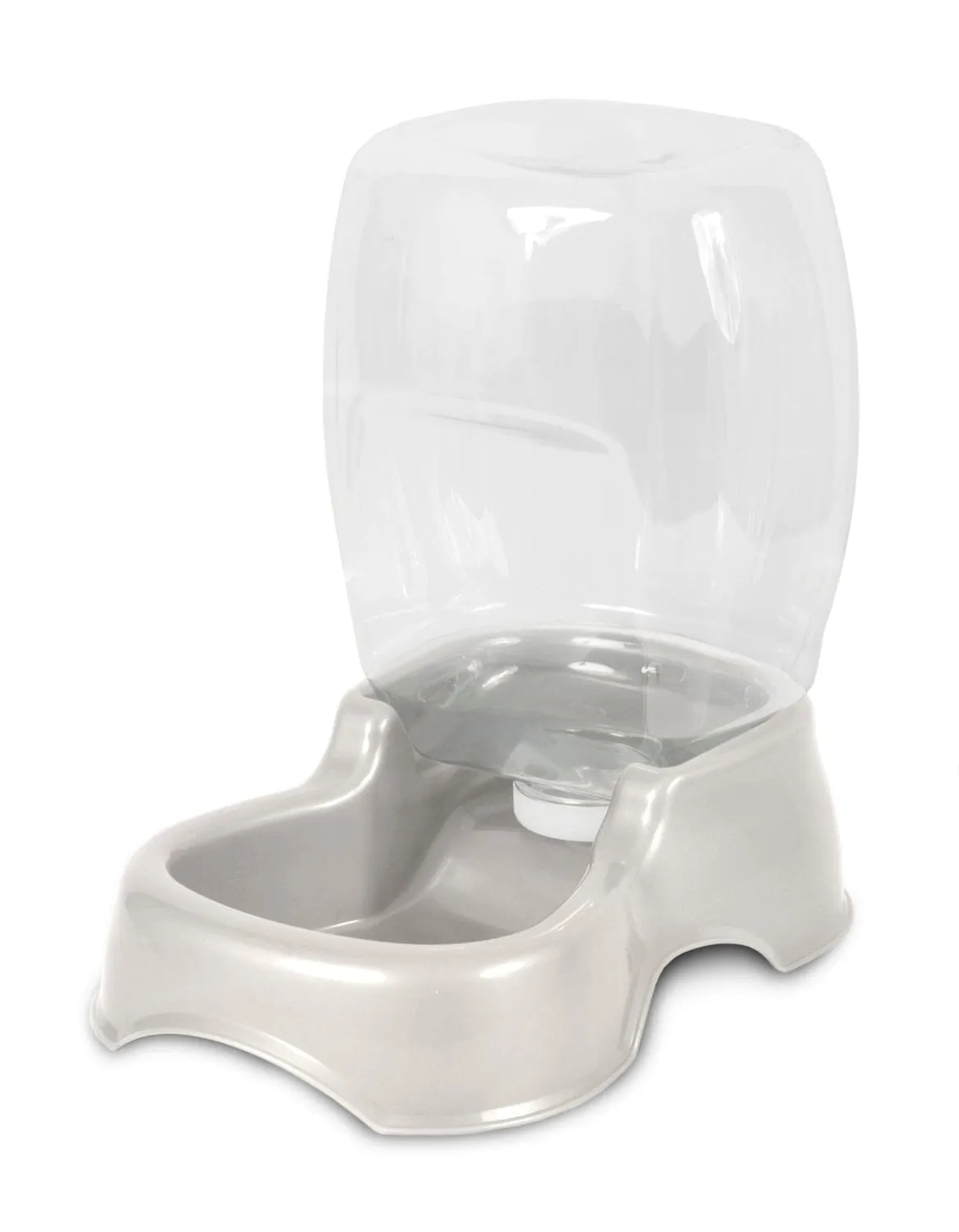 Petmate Pet Cafe Waterer Pearl Silver - Medium
