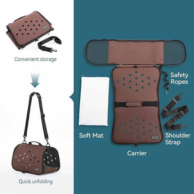 PETSFIT Bunny Babbit Carrier For Small Animals Chinchilla
