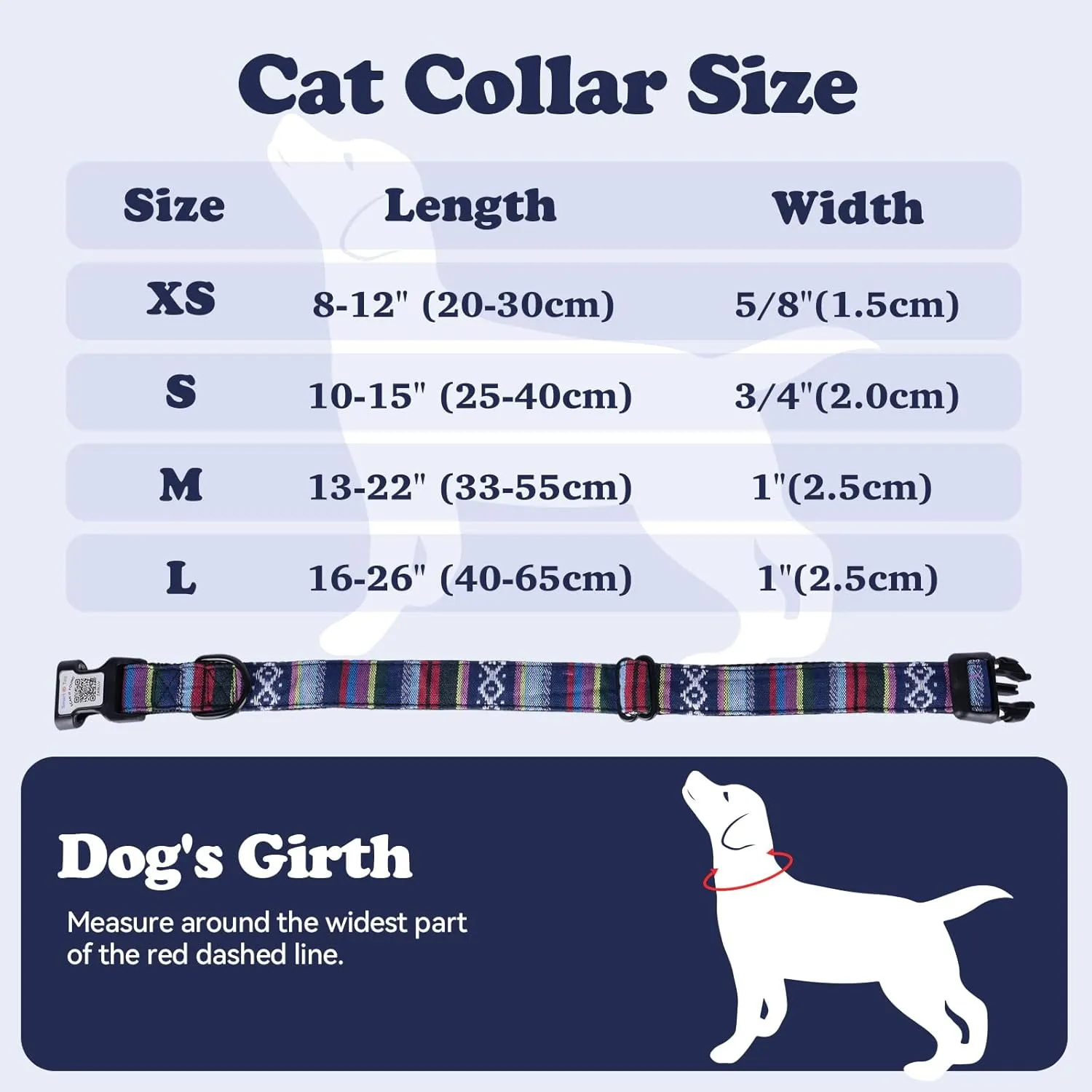 QR Code Dog Collar with ID Tag  Personalized Pet Identification Collar, Anti-Loss Quick Scan Tracking | Adjustable Nylon Strap Fits Small, Medium & Large Dogs (Pink, XS)