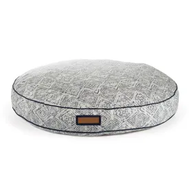 Round Medium Pet Bed - Sapphire Spaniel