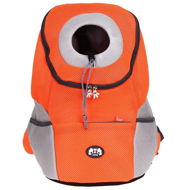 Sidiou Group Pet Backpack Pet Dog Front Bag Portable Travel Bag Mesh Backpack Double Shoulder Bag